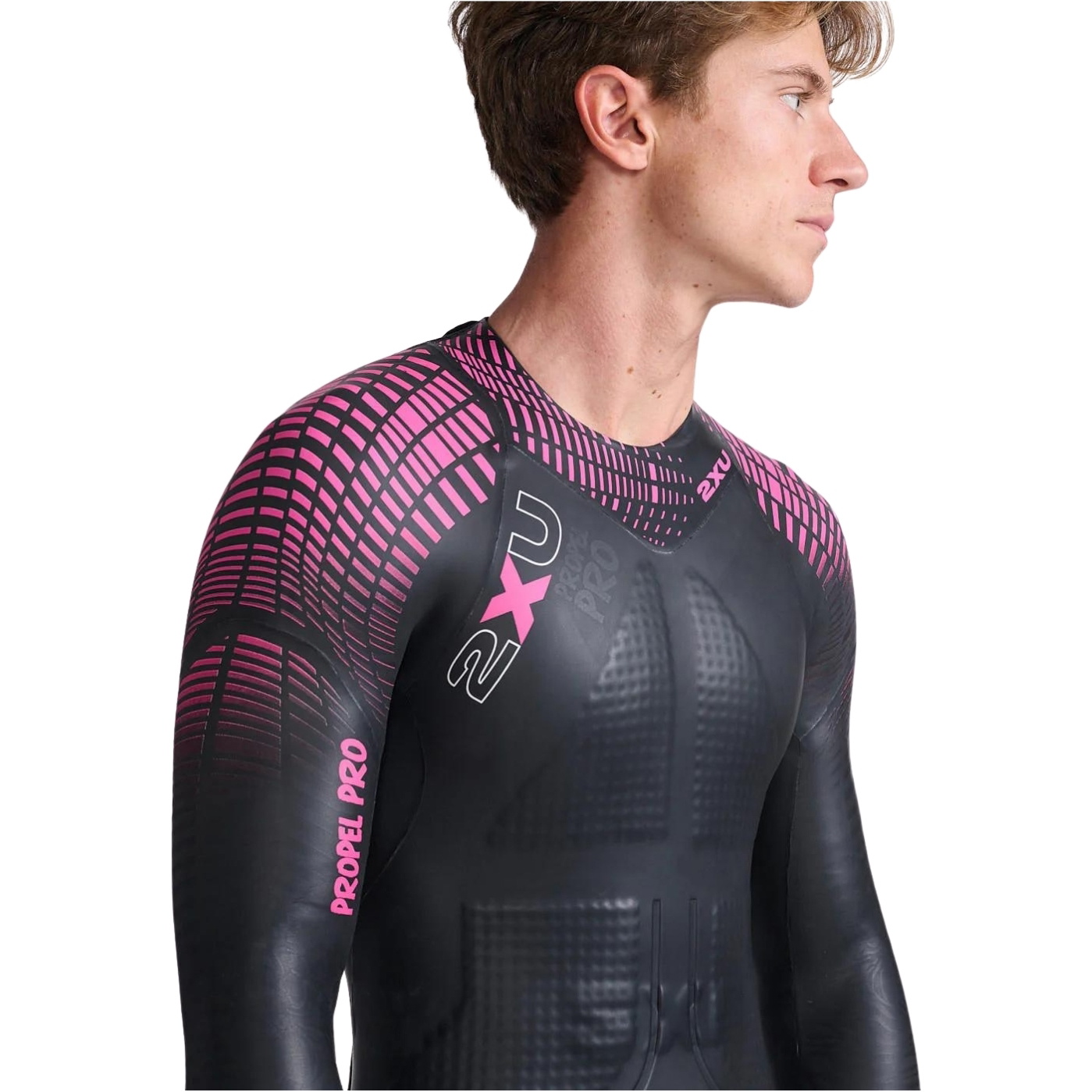 2XU Propel Pro Black 2025 Våddragt Til Mænd MW5124c - /... Punk Pink